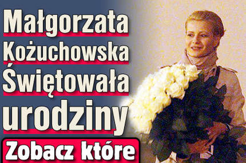 Małgorzata Kożuchowska świętowała urodziny