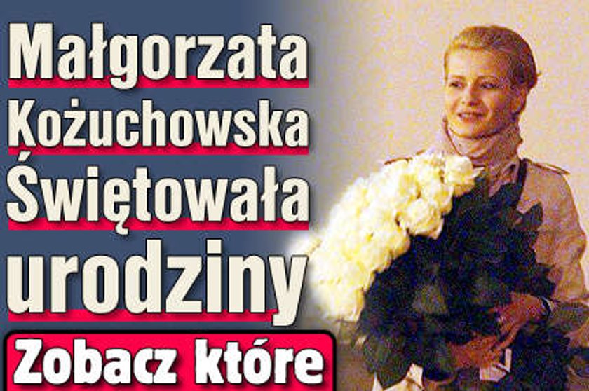 Małgorzata Kożuchowska świętowała urodziny