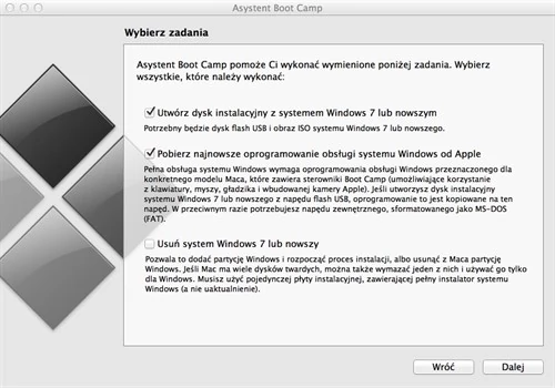 W Boot Camp 5 Apple pozbyło się wsparcia dla 32-bitowych wersji Windows