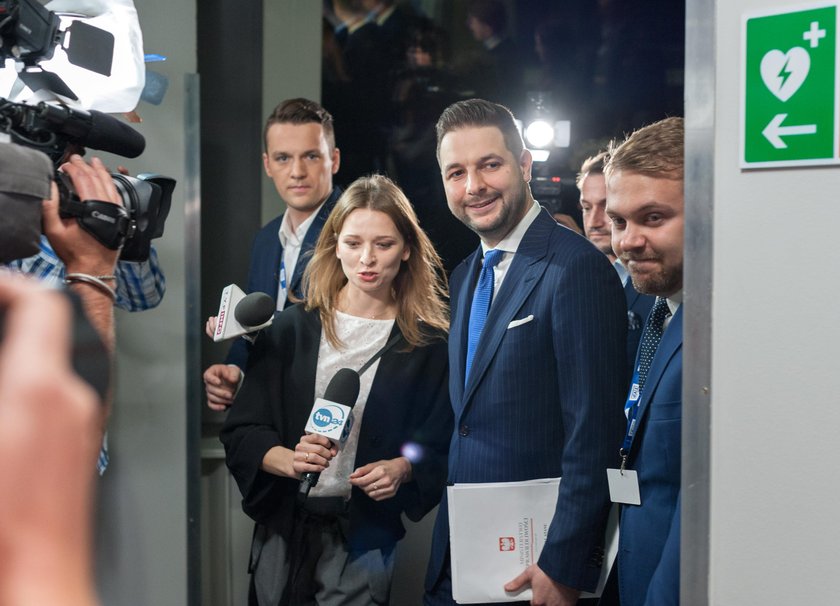 KONFERENCJA PRASOWA PATRYKA JAKIEGO W WARSZAWIE