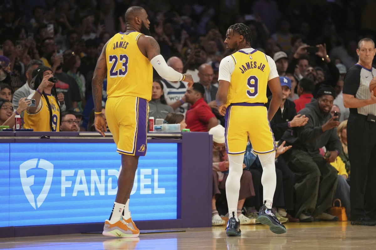 LeBron James i Bronny James