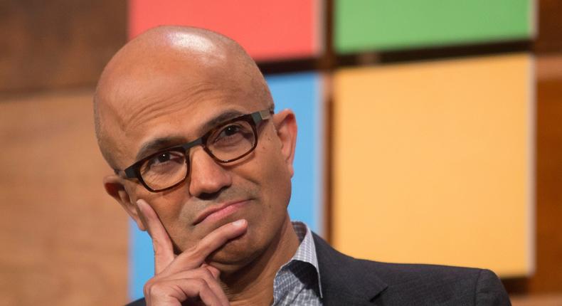 Microsoft CEO Satya Nadella.