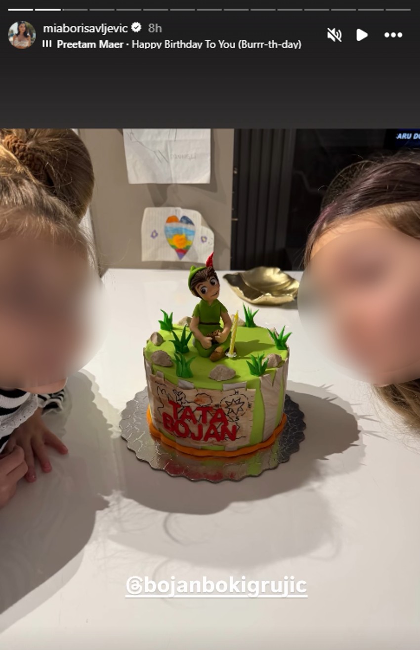 Muž Mie Borisavljević proslavio rođendan