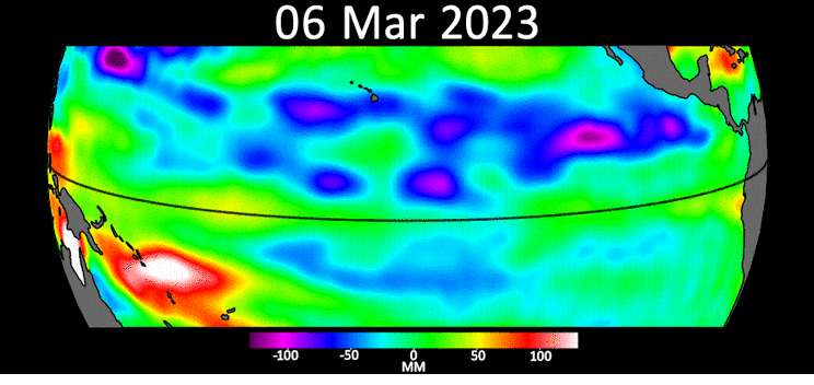 Las ondas de Kelvin predicen la llegada de El Niño / Foto: NASA/JPL-Caltech