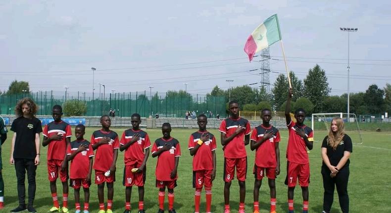 académie de foot sénégalaise à Tivaouane