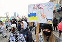 Kolejna demonstracja na znak solidarności z Ukrainą w stolicy, 6 marca
