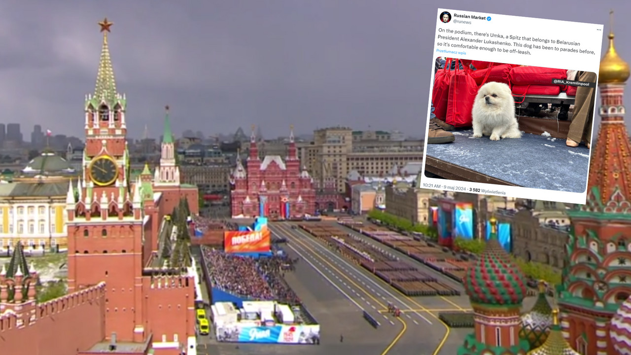 Łukaszenko na paradę nie przybył sam. Niezwykły gość. Absurdów było więcej [ZDJĘCIA]