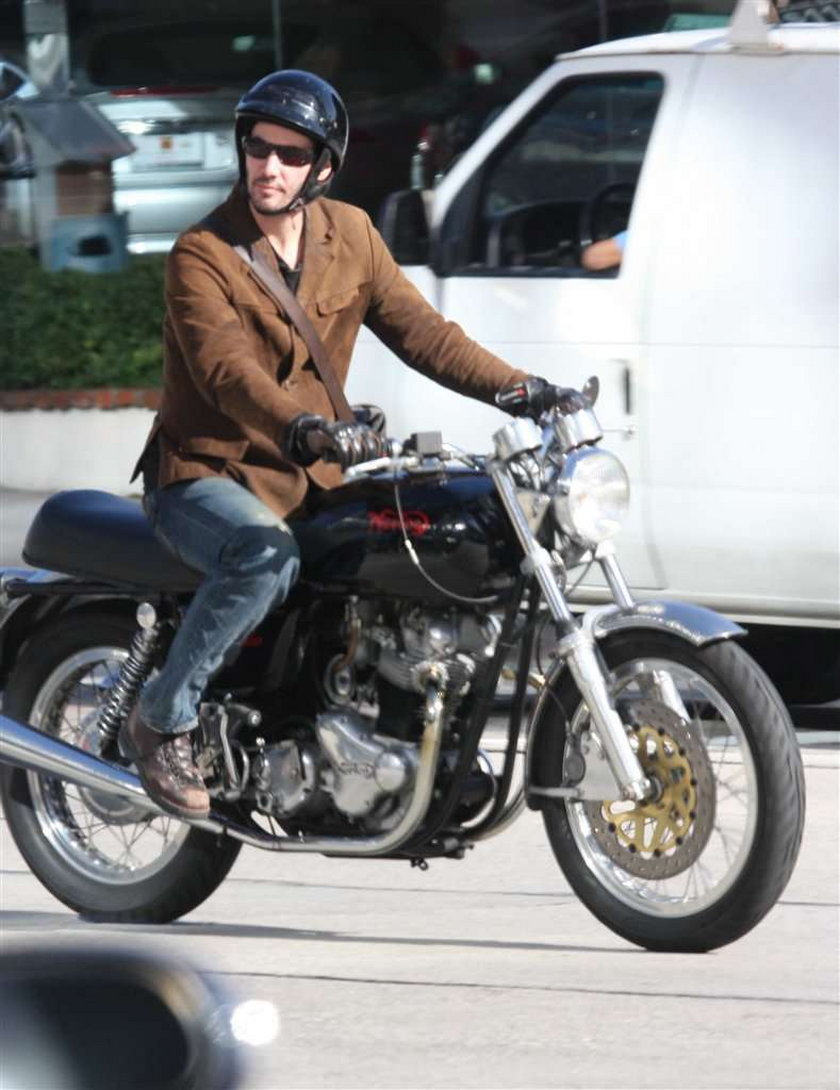 Keanu lubi klasyczne motocykle