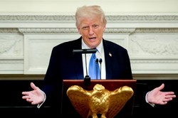 Trump broni Rosji? "Putin chce pokoju. Dlatego nie nałożyłem sankcji"