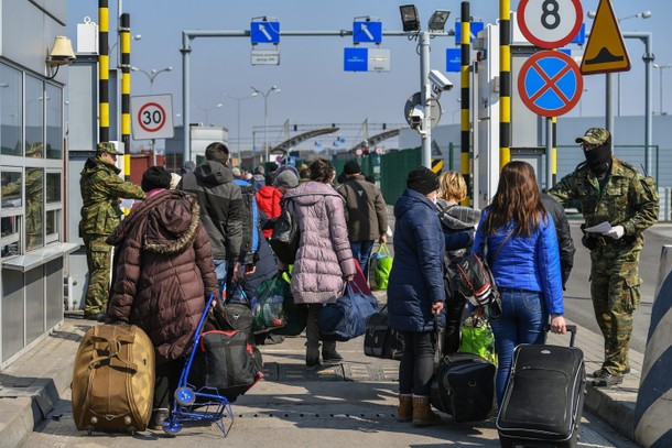 Przejście graniczne w Dorohusku. Marzec 2020