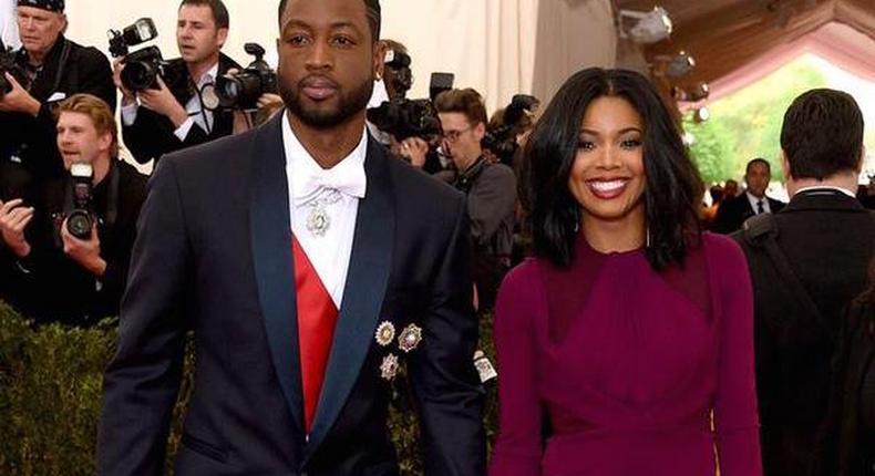 Gabrielle Union and Dwayne Wade at Met Gala 2015