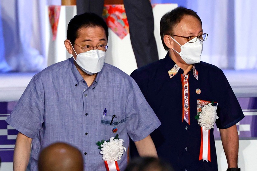 Fumio Kišida i Deni Tamaki