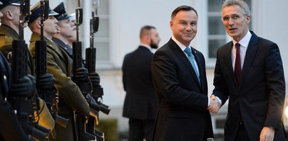 Prezydent spotkał się z szefem NATO