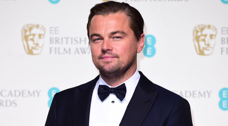 DiCaprio a BAFTA díjjal a kezében /Fotó: Northfoto