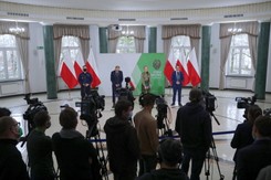 Sytuacja na granicy 'daleka od normalizacji'. Wiceminister podał warunek dla dziennikarzy