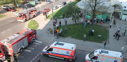 300 ewakuowanych z bloku w Łodzi