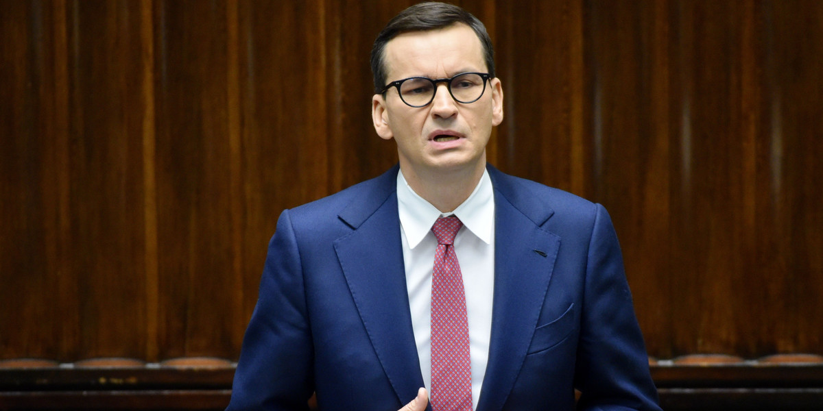 Premier Mateusz Morawiecki