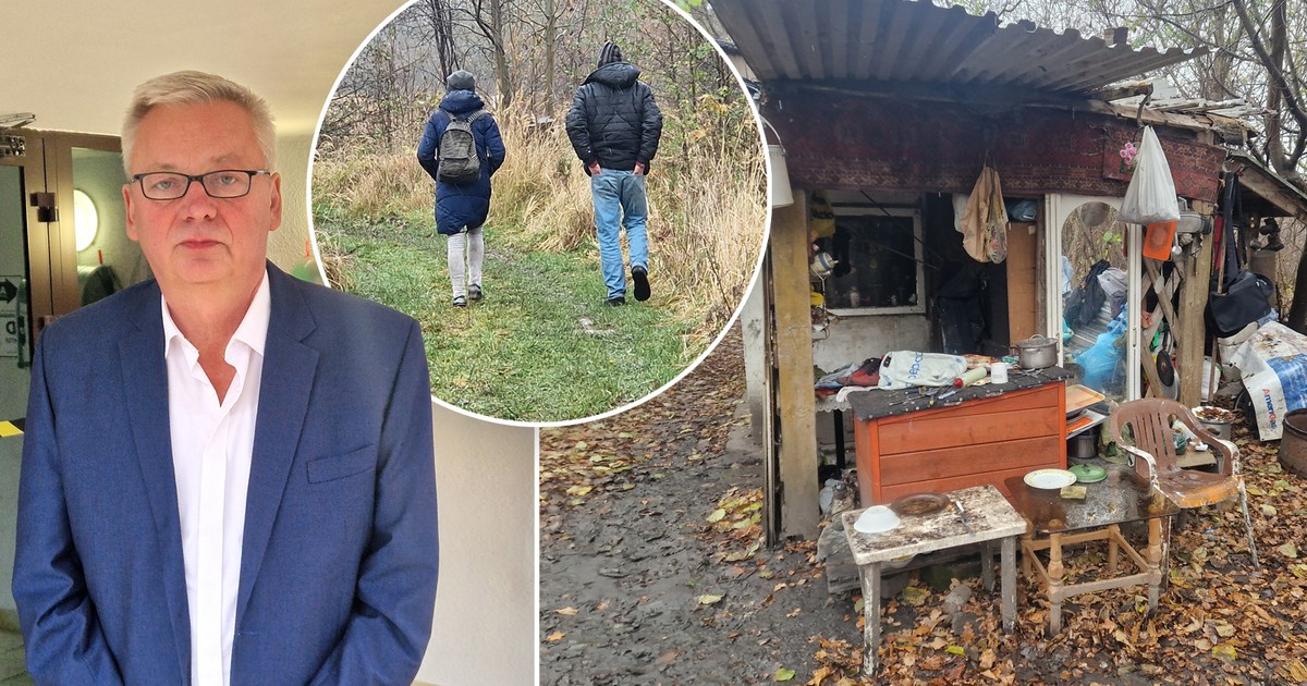 Opiekun bezdomnych o nękaniu przez funkcjonariuszy: używali gazu, kopali w altany, straszyli