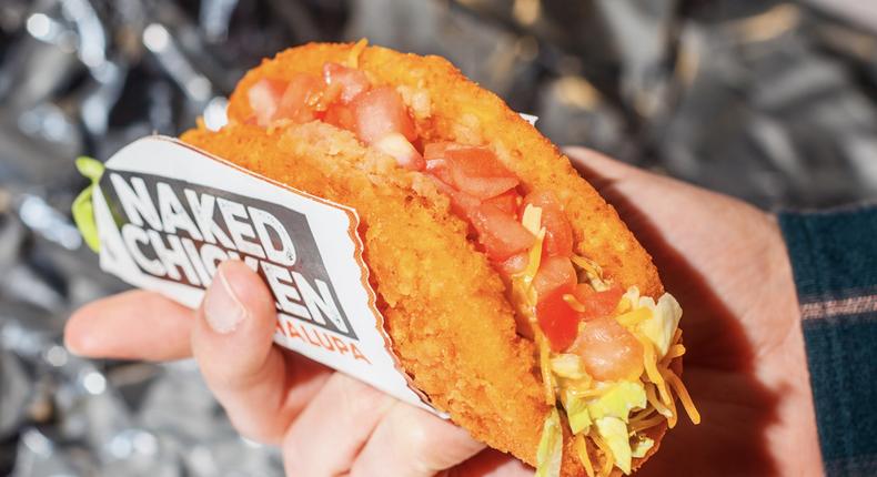 3. Naked Chicken Chalupa — 440 calories