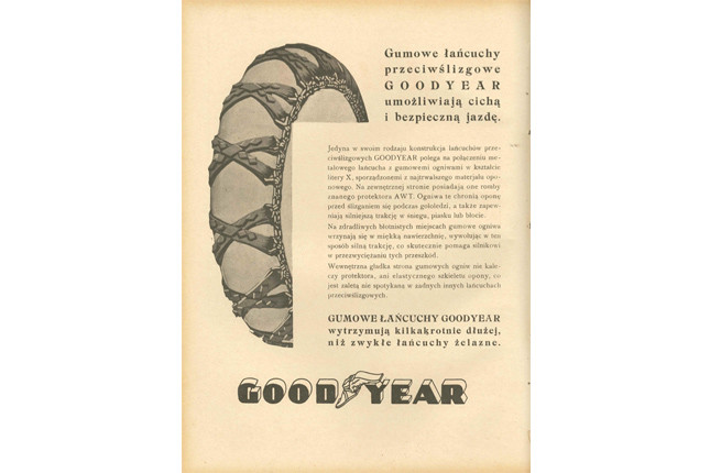 Goodyear: reklamy retro z lat 30.