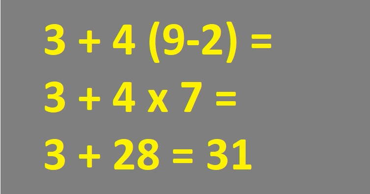 Łamigłówka matematyczna - rozwiązanie