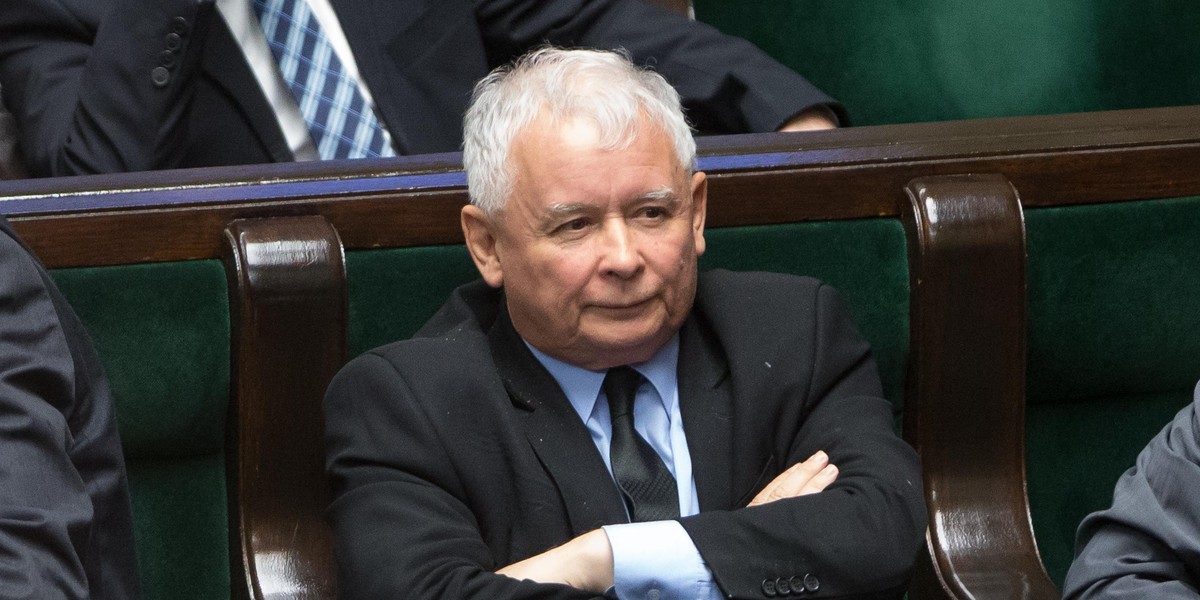 Prezes PiS Jarosław Kaczyński