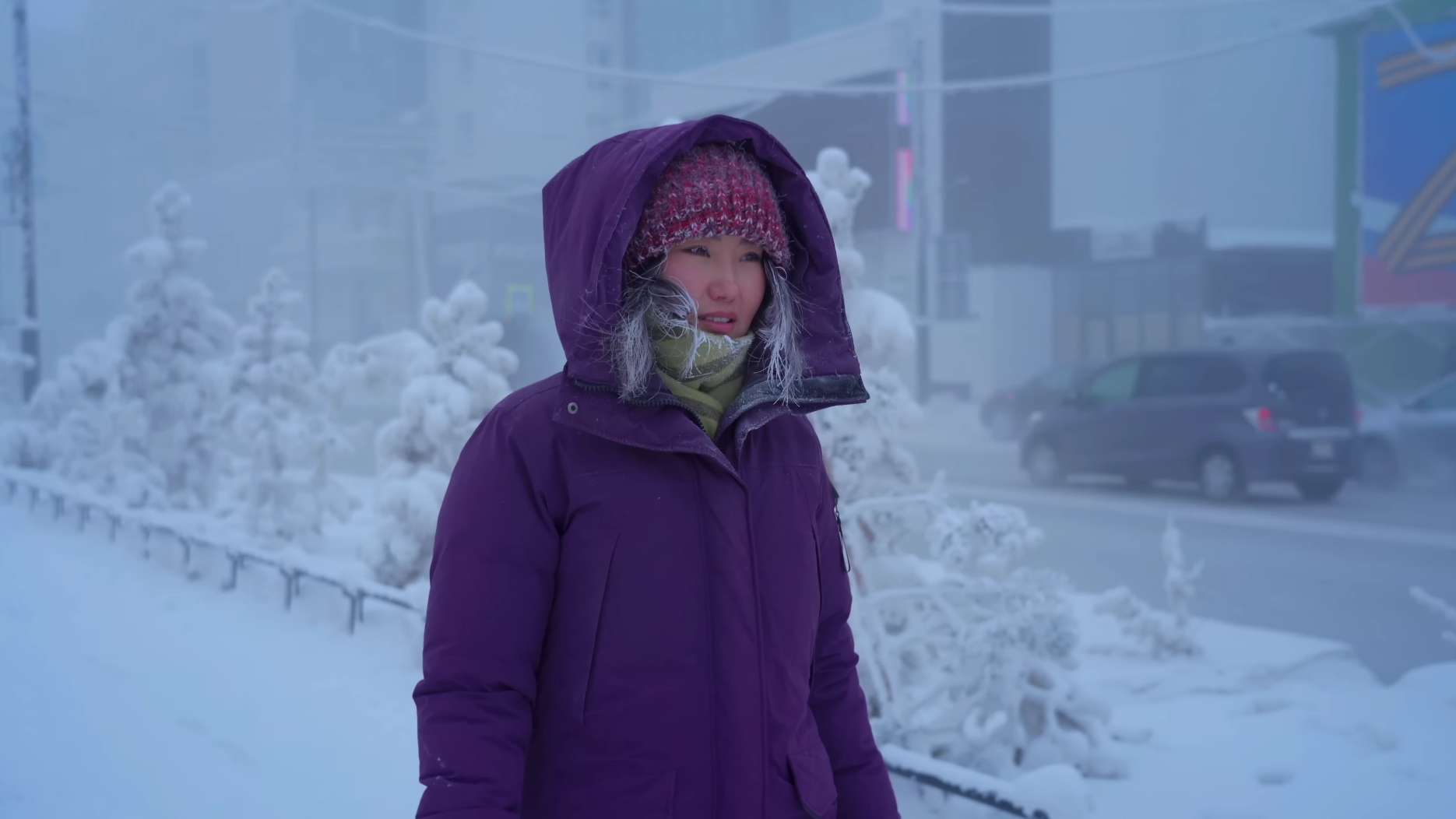 Kiun B, tvorkyňa videí o Jakutsku a jeho obyvateľka.