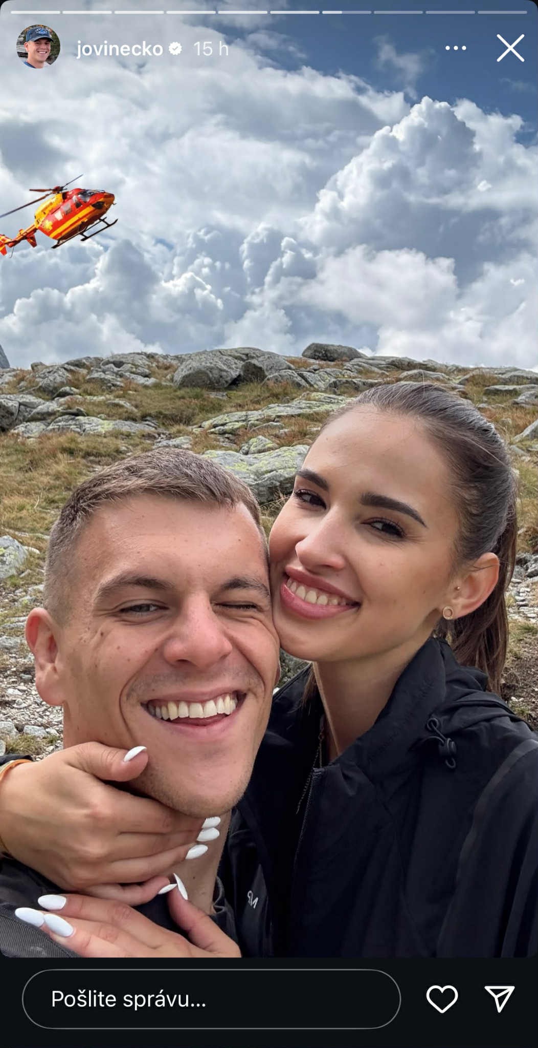 Influencer Jovinečko a jeho priateľka Deny Stulíková.