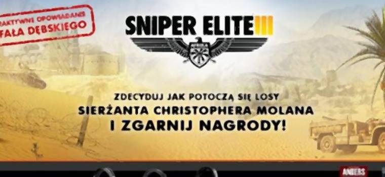 Interaktywne opowiadanie w oparciu o Sniper Elite III: Afrika już jest