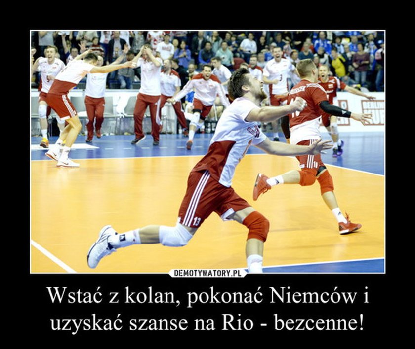 Memy po triumfie w meczu siatkarzy Niemcy - Polska 2:3