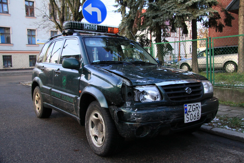 Zatrzymanie Litwina, który potrącił policjanta