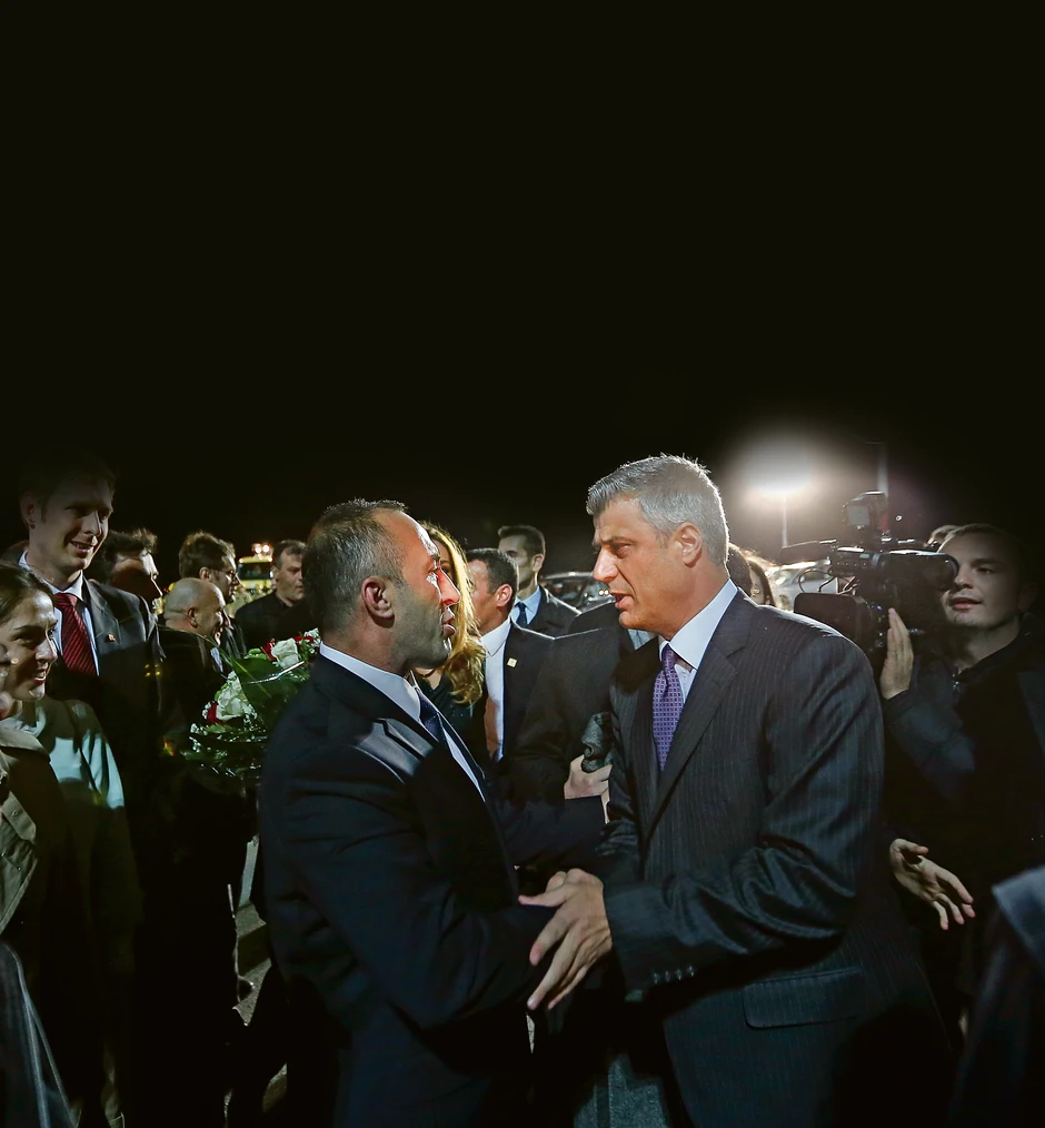 Ramuš Haradinaj i Hašim Tači