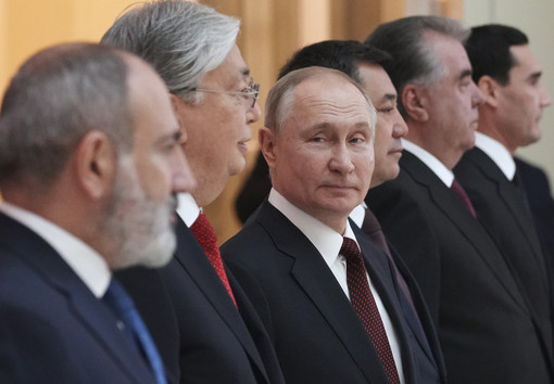 Putin na neformalnom sastanku šefova bivših država SSSR u Sankt Peterburgu 26. decembra
