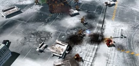 Screen z gry "Warhammer 40.000: Dawn of War II – Chaos Rising"