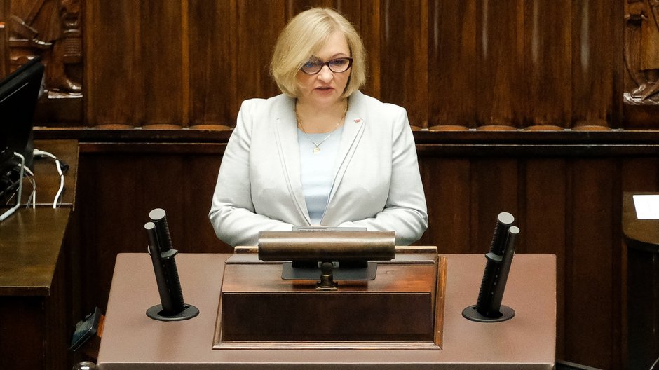 Posłanka PiS Barbara Bartuś, 4 listopada 2022 r.