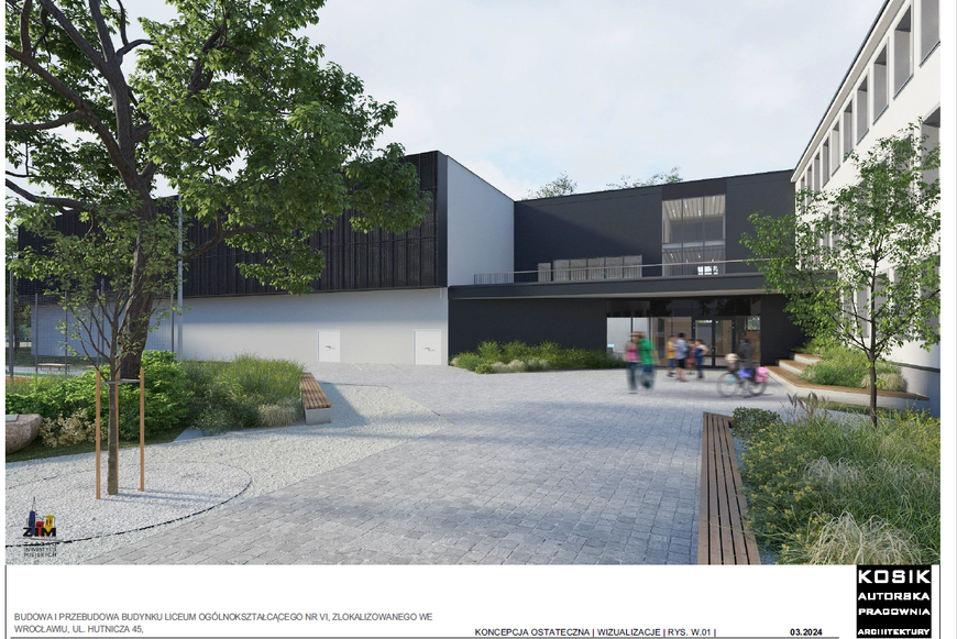 Przebudowa obejmie także tereny przyległe do placówki 