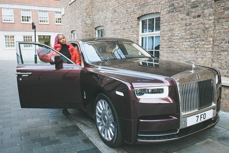 DJ Cuppy buys Rolls Royce Phantom worth N162M [Instagram/CuppyMusic] 