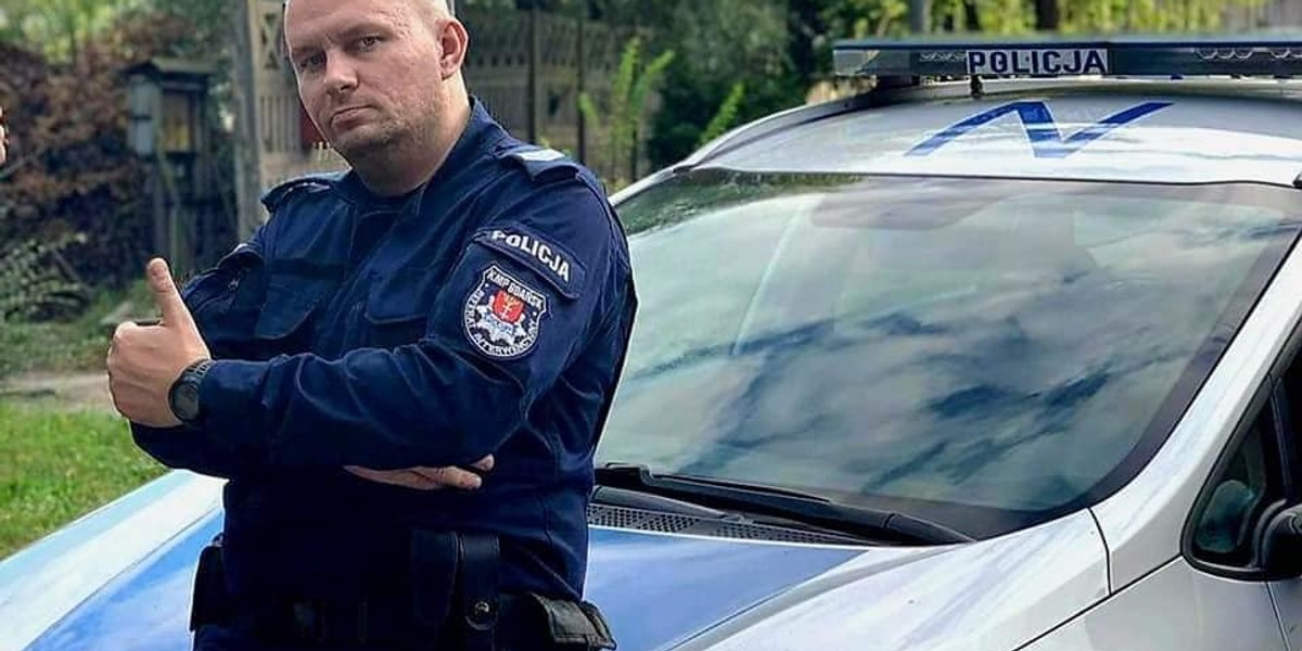 Gdańsk. Policjant Michał Gdaniec walczy o życie. Bliscy proszą o pomoc.