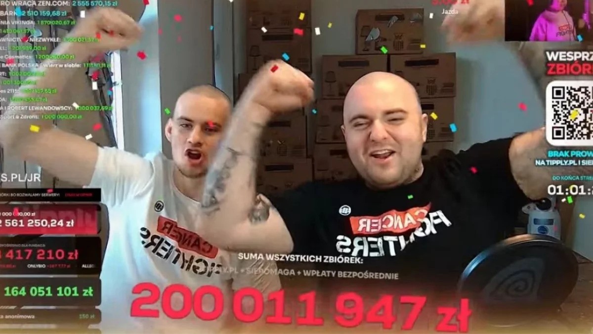 Kto przelał najwięcej? Lista największych wpłat na zbiórkę Łatwoganga zaskakuje