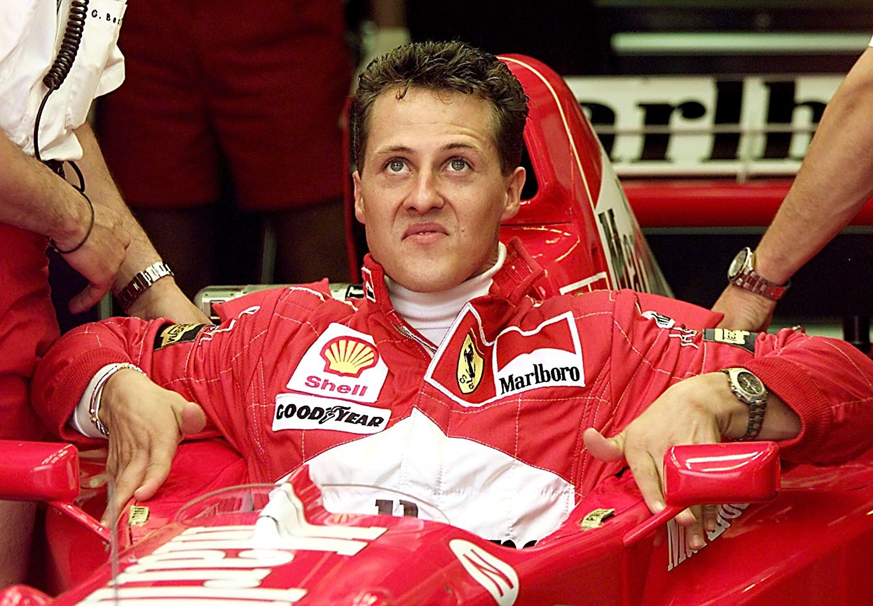 Nemecký pilot F1 Michael Schumacher.