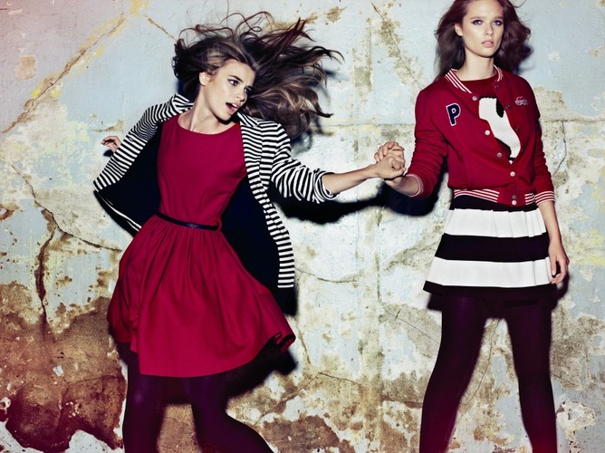 Burgundowe królestwo - Kolekcja Pull and Bear na sezon jesień 2011.