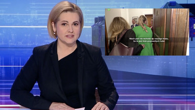 "Niech pani tu nie wchodzi". Incydent w Sejmie z udziałem reporterki TVP. Pokazały to "Wiadomości"