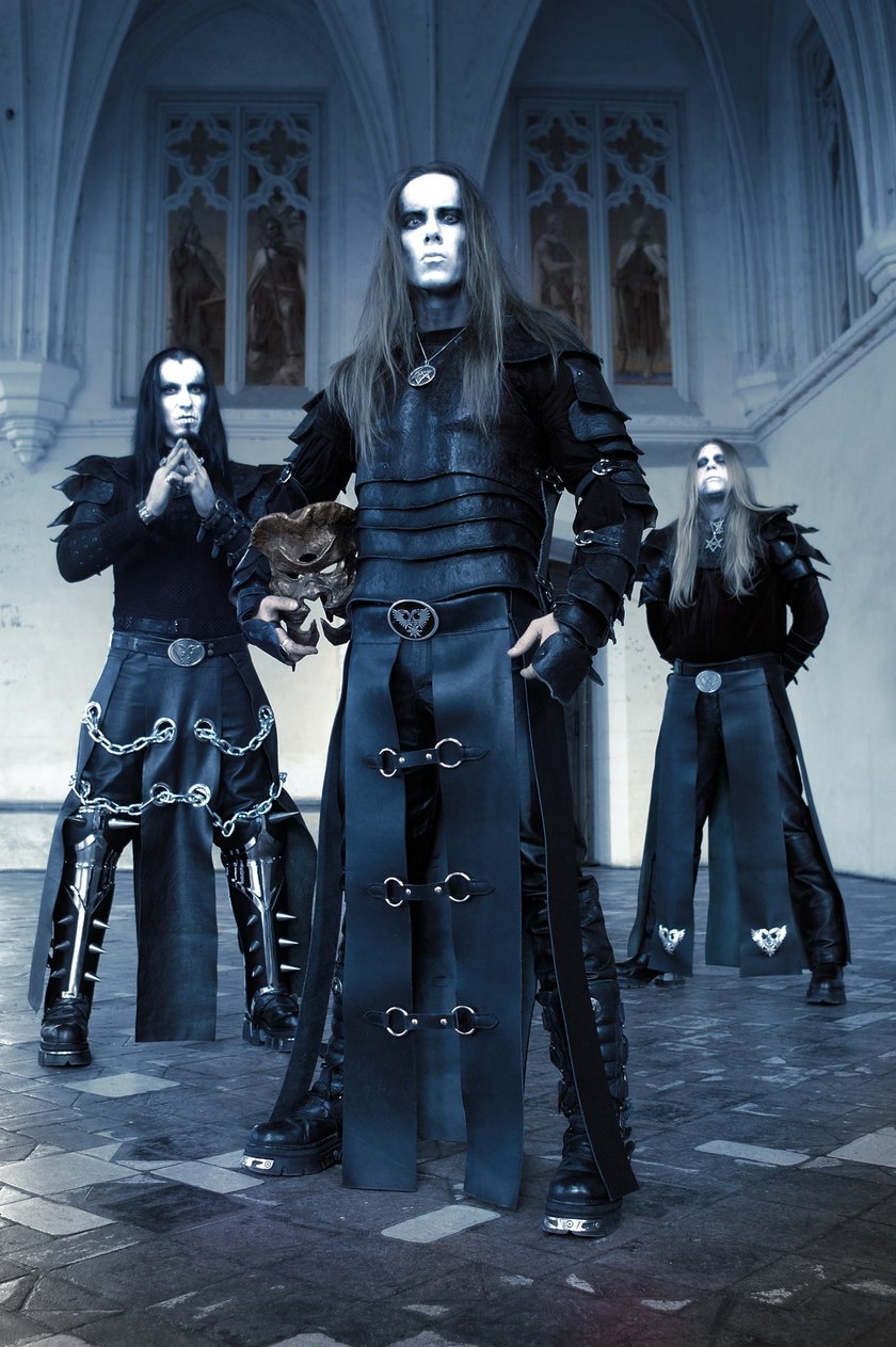 Nergal jako mroczny wokalista grupy Behemoth