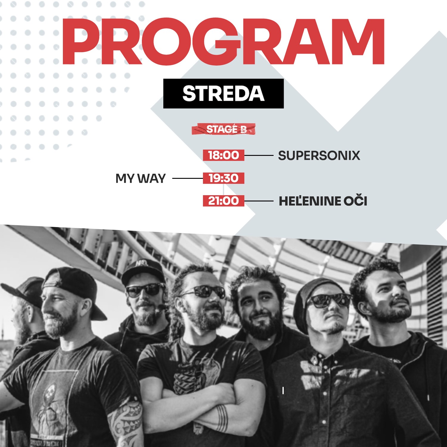 Program festivalu ROCK POD KAMEŇOM