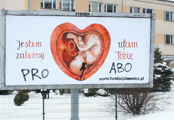 Sondaż: billboardy antyaborcyjne nie działają tak, jak chcieliby autorzy kampanii