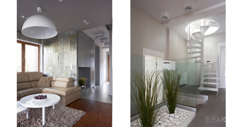 Pokój dzienny - projekt Ejsmont