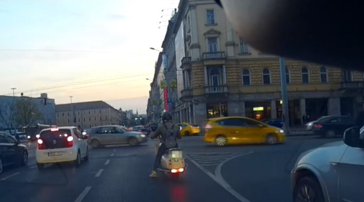 Egy budapesti sofőr többszörös szabályszegést követett el / Fotó: RTL Klub
