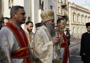 Patrijarh Porfirije na dan ustoličenja u Sabornoj crkvi u Beogradu | Foto: Fonet/Marija Đoković