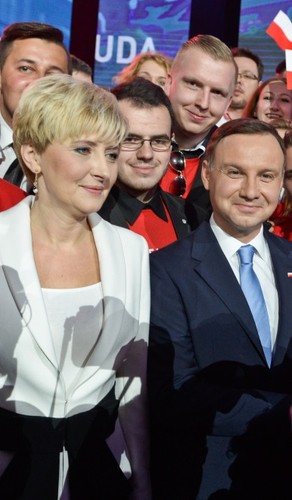 Agata Kornhauser-Duda i Andrzej Duda