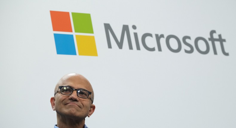 Satya Nadella, CEO of Microsoft,  has announced plans to cut 10,000 jobs, amounting to 5% of the company's workforce.Sean Gallup/Getty Images